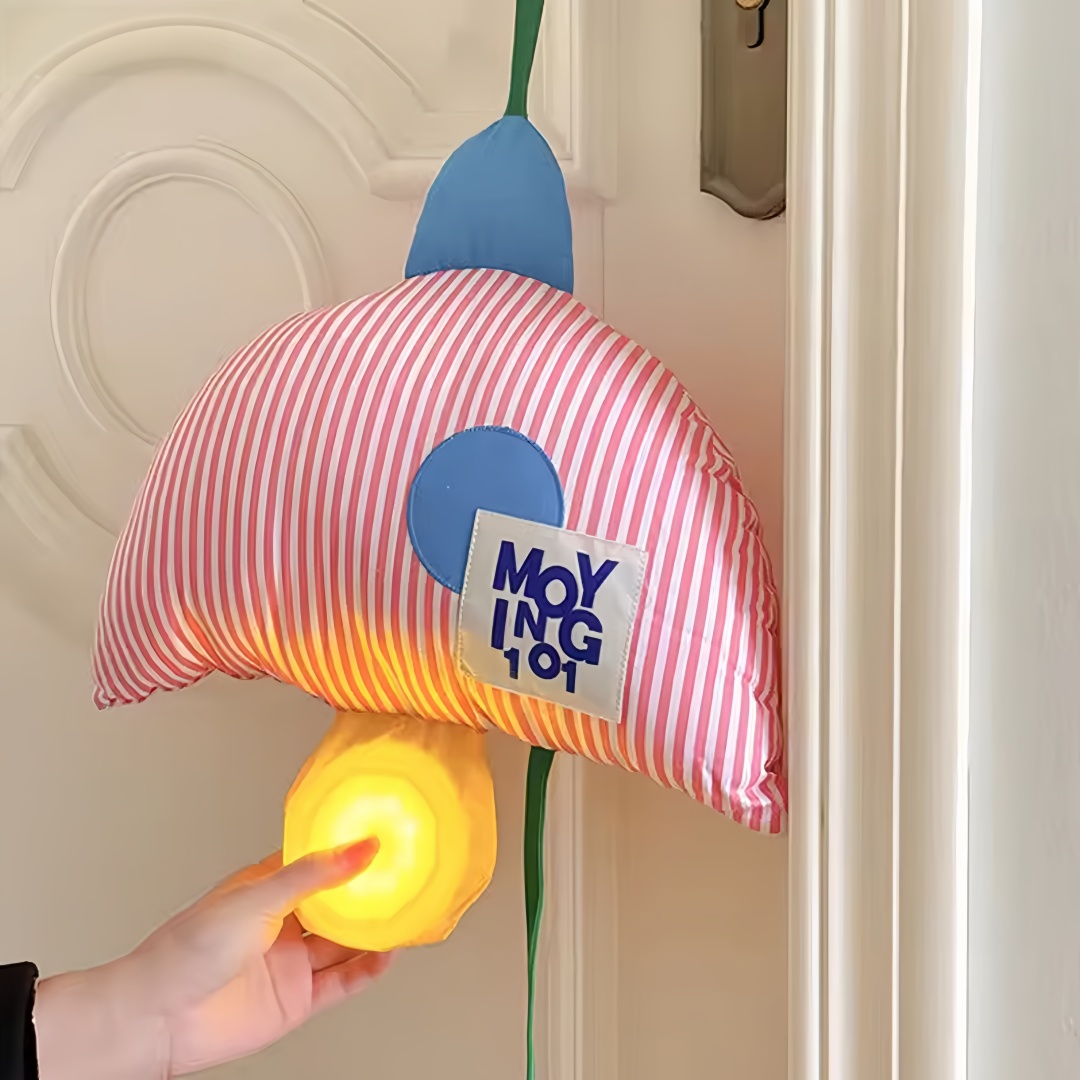 Home Textile - Cute Fabric Mushroom LED Night Light