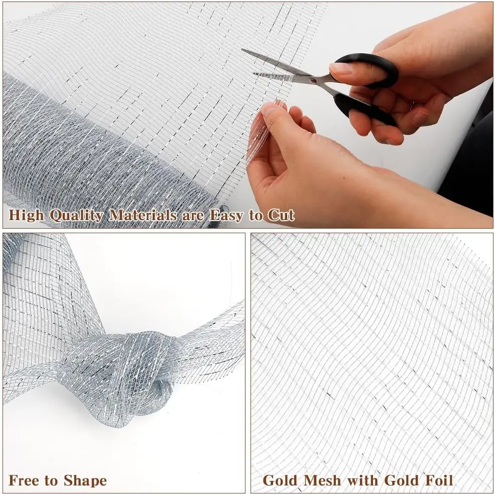 1Roll Grid Ribbon Xmas Tree De - Home Textiles & Decorations ulasan dan harga