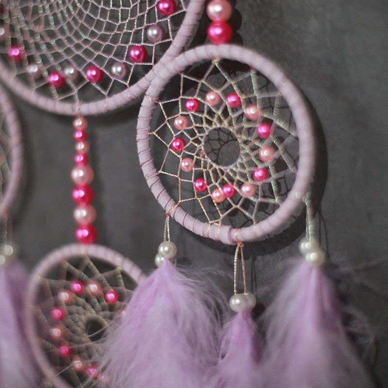 Multi‑ring Handmade Dreamcatch - Home Textiles Usa ulasan dan harga
