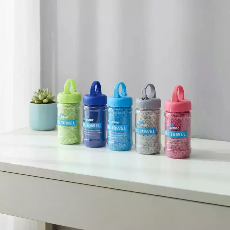 Quick Dry Cooling Towel With P - Home Textiles Face Towel ulasan dan harga