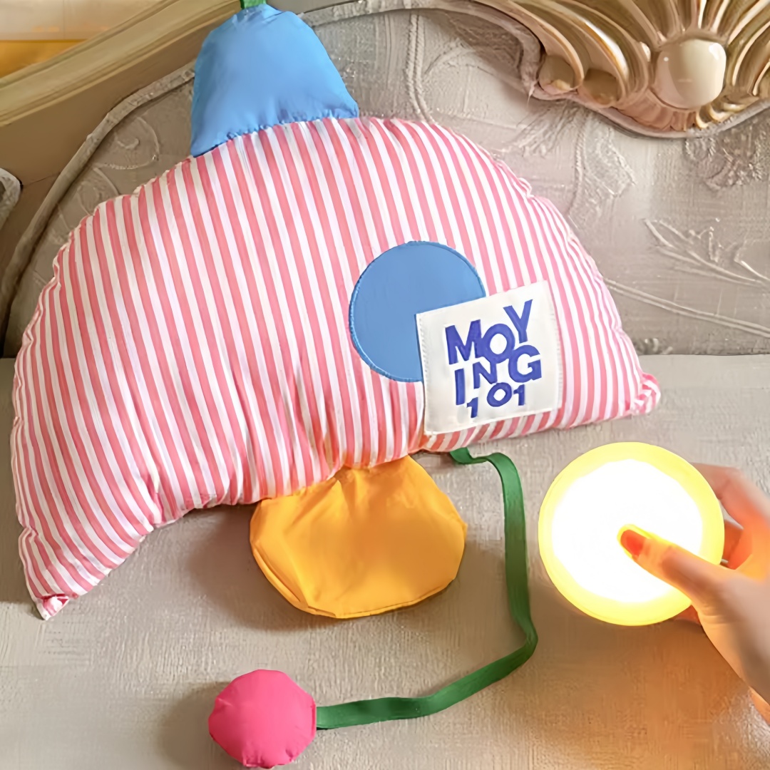 Cute Fabric Mushroom LED Night - Home Textile ulasan dan harga