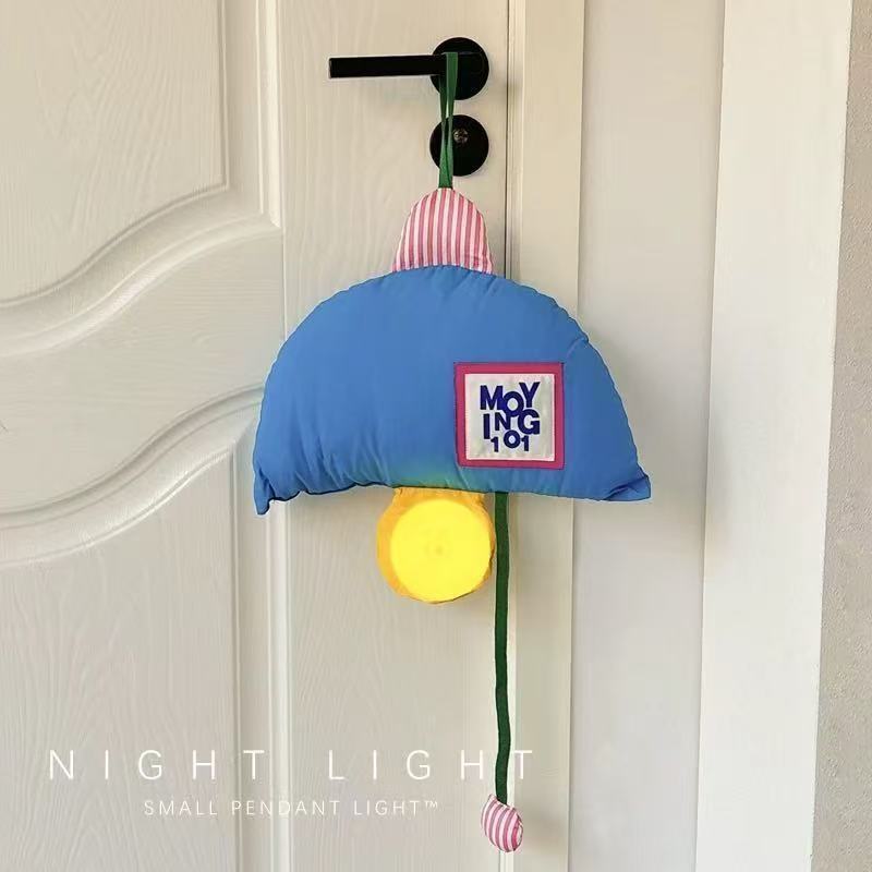Cute Fabric Mushroom LED Night - Home Textile ulasan dan harga