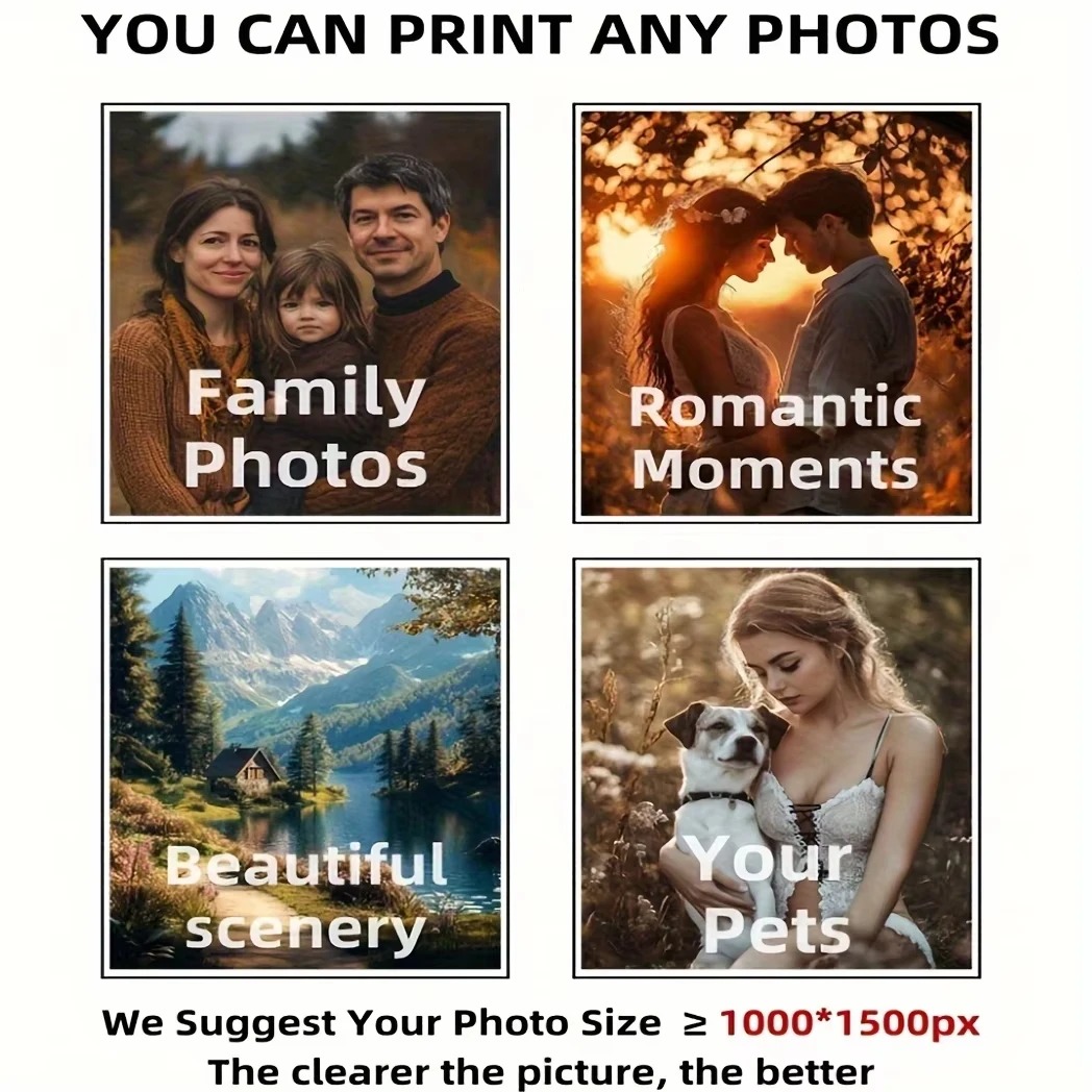 Personalized Photo Canvas, Cus - Home Textile ulasan dan harga