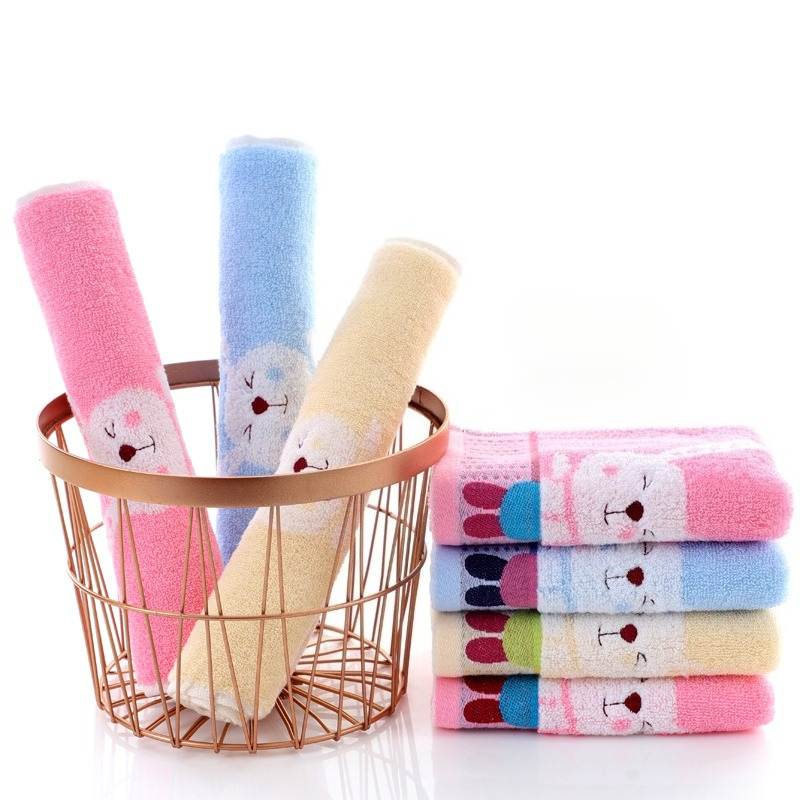 1pcs Pure Cotton Children's To - Home Textiles Face Towel ulasan dan harga