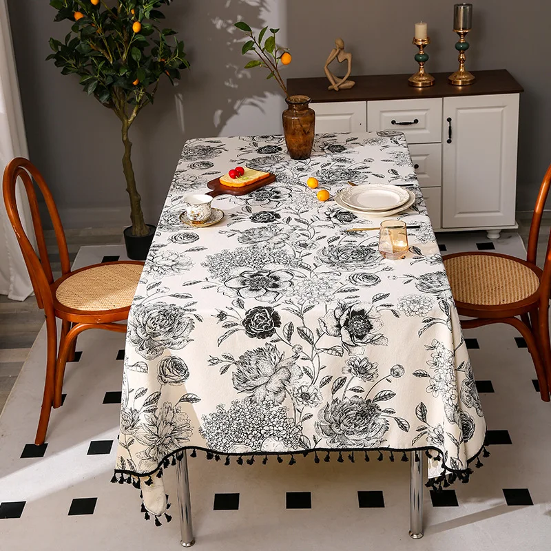Flower Pattern Tablecloth Hot  - Home Textiles Sale ulasan dan harga