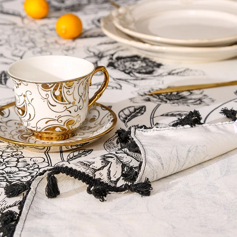 Flower Pattern Tablecloth Hot  - Home Textiles Sale ulasan dan harga