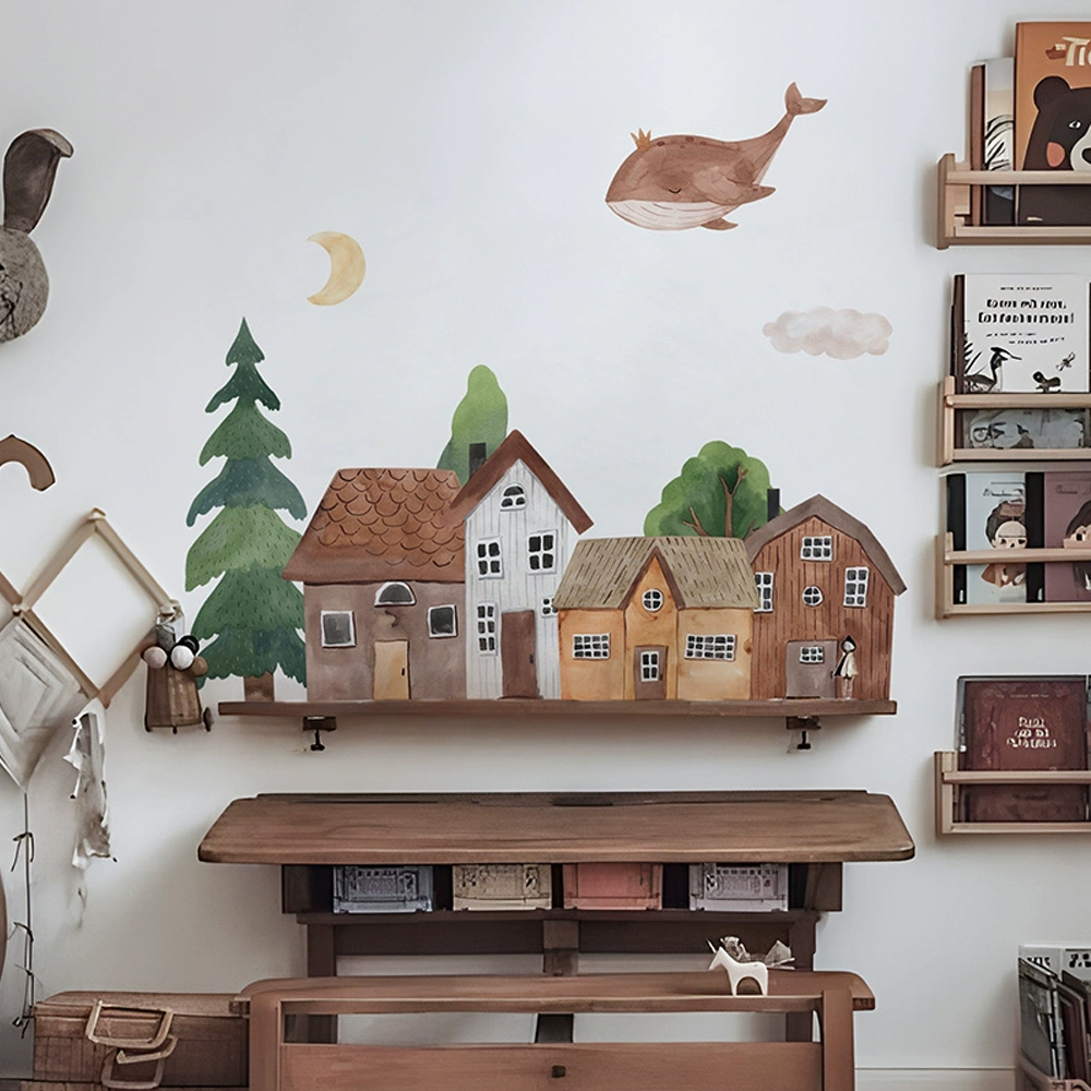 Fabric Cartoon Forest Vintage  - Home Textile ulasan dan harga