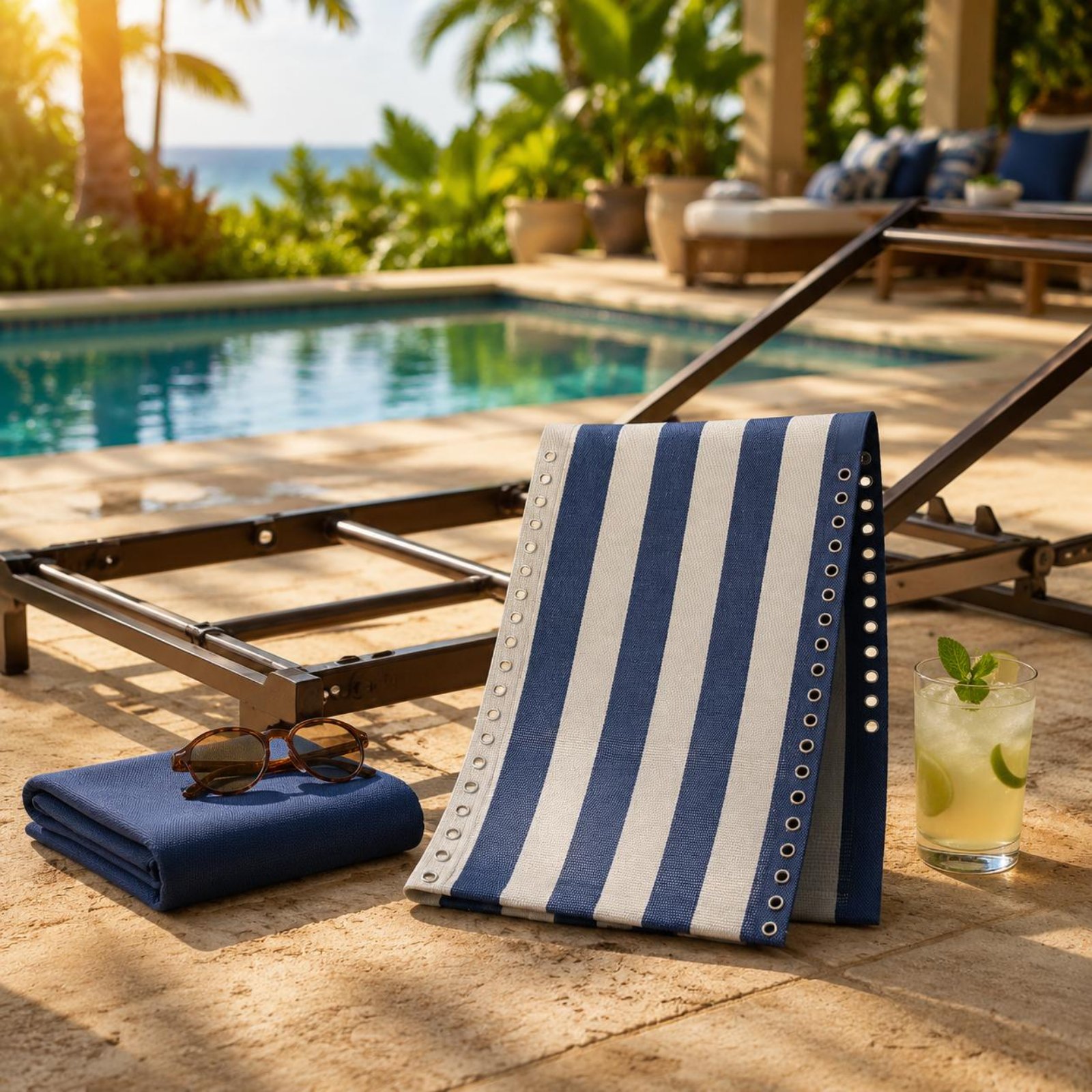 Recliner Textile Panel Striped - Home Textiles Usa ulasan dan harga